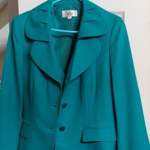 Green Blazer and skirt set